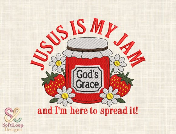 A Charming Embroidered Gift: Jesus Is My Jam Review
