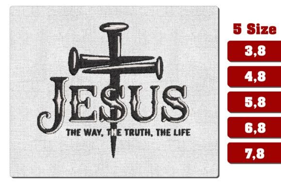 A Designer's Review of the Jesus Cross Nails Embroidery Design