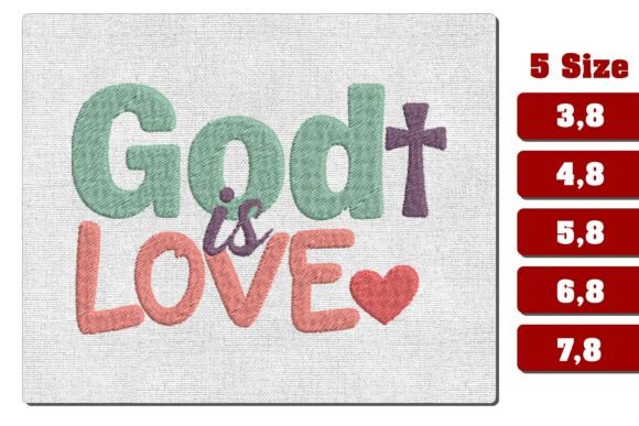 A Professional Review of the God is Love Embroidery File