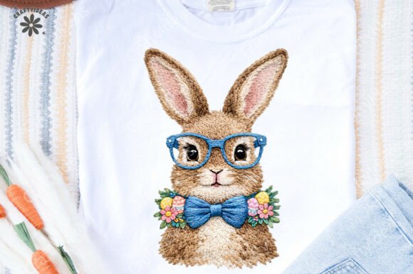 A Retro Easter Bunny Design for Handmade Gift Magic