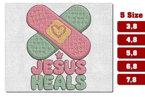 A Review of the Jesus Heals Bandage Embroidery Design