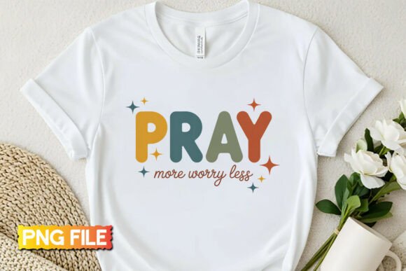 Christian Prayer Embroidery Style PNG: A Versatile Design
