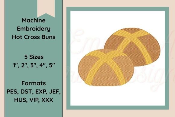 Easter Hot Cross Buns Embroidery Design Review