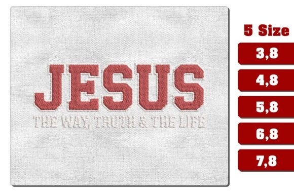 Evaluating the Jesus Christian Embroidery Design PES