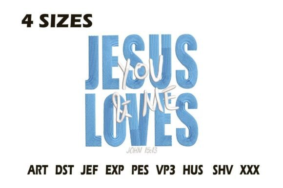 Jesus Loves You Embroidery: A Heartfelt Gift Idea