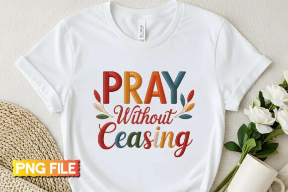 Pray Without Ceasing Embroidery Design Holiday Review